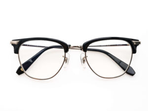 Monture Optique Homme Élégante – Noir & Métal